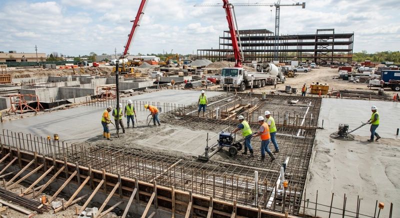 Commercial Slab Construction in Kalamazoo, MI