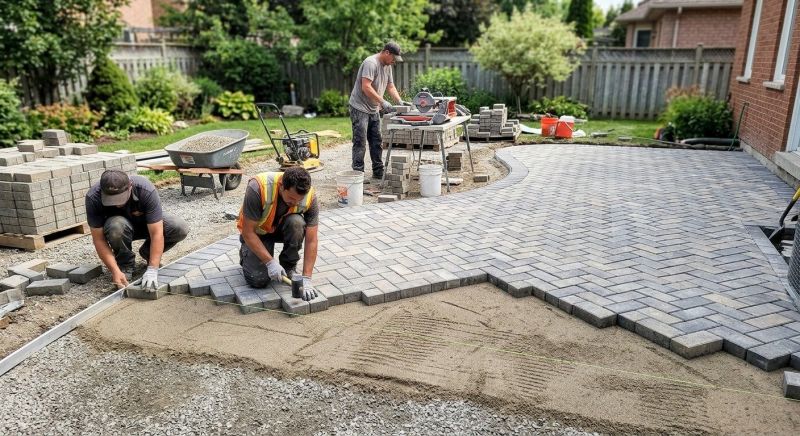 Hardscape Pavers Installation in Boston, MA